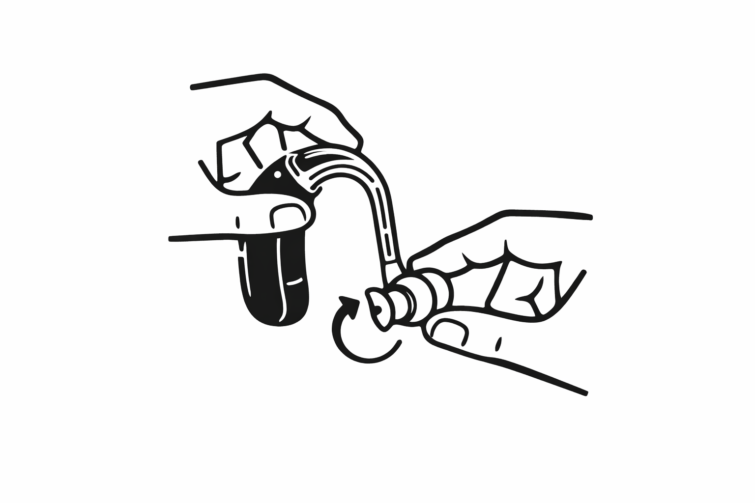 Ilustración de un audífono siendo ajustado durante el proceso de adaptación.