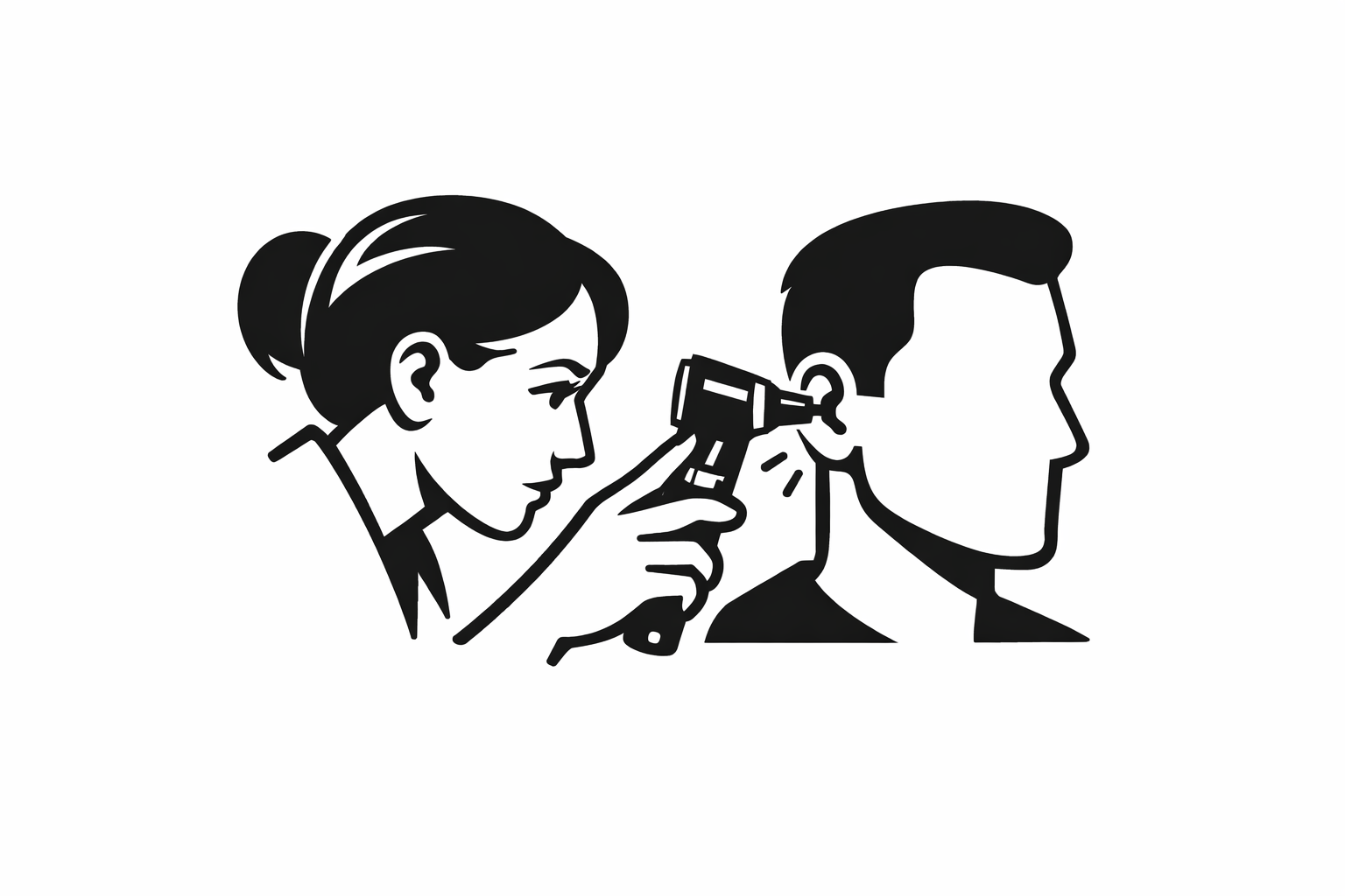 Profesional realizando una revisión auditiva a un paciente con un otoscopio.